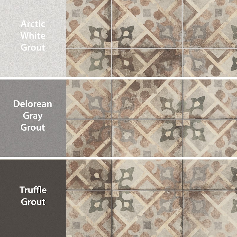 Merola Tile D'Anticatto Decor Laterza 8-3/4" x 8-3/4" Porcelain Floor and Wall Tile