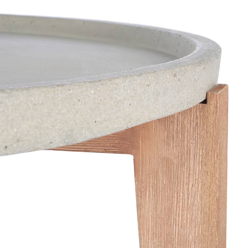 SAFAVIEH Outdoor Julina Side Table - 29Wx29Dx19H