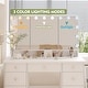 preview thumbnail 18 of 38, Luxurious LED Makeup Vanity with 9 Drawers Elegant Makeup Station