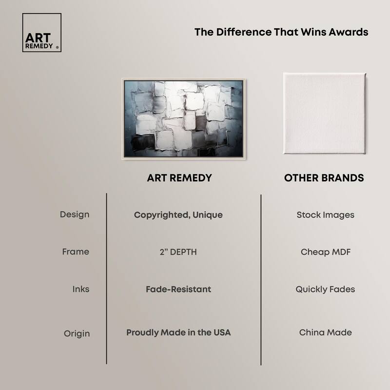 Urban Grid Canvas by Art Remedy
