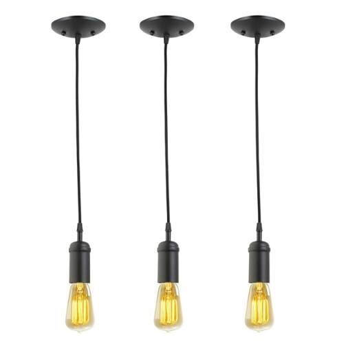 Globe Electric 65205 Vintage Single Light 65" Adjustable Pendant