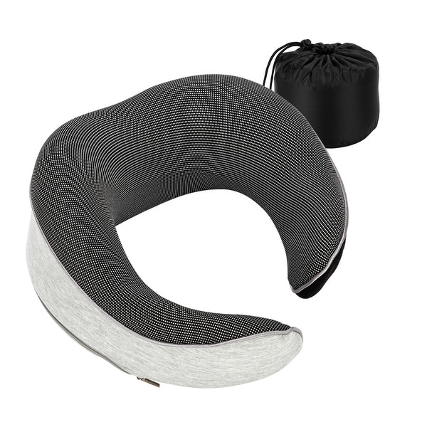 Functional Memory Foam Travel Neck Pillow Washable Pillowcase