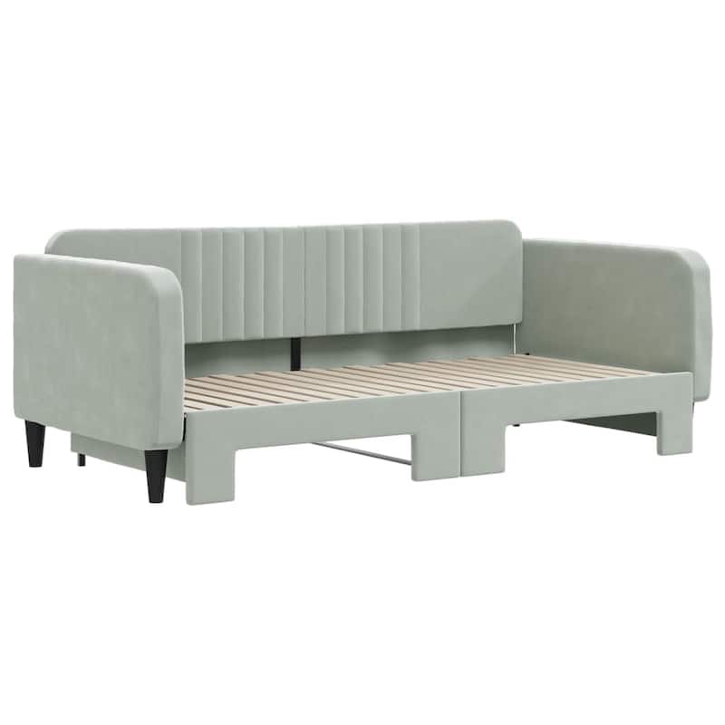 vidaXL Day Bed Upholstered Sleeper Sofa Bed for Bedroom Living Room Velvet