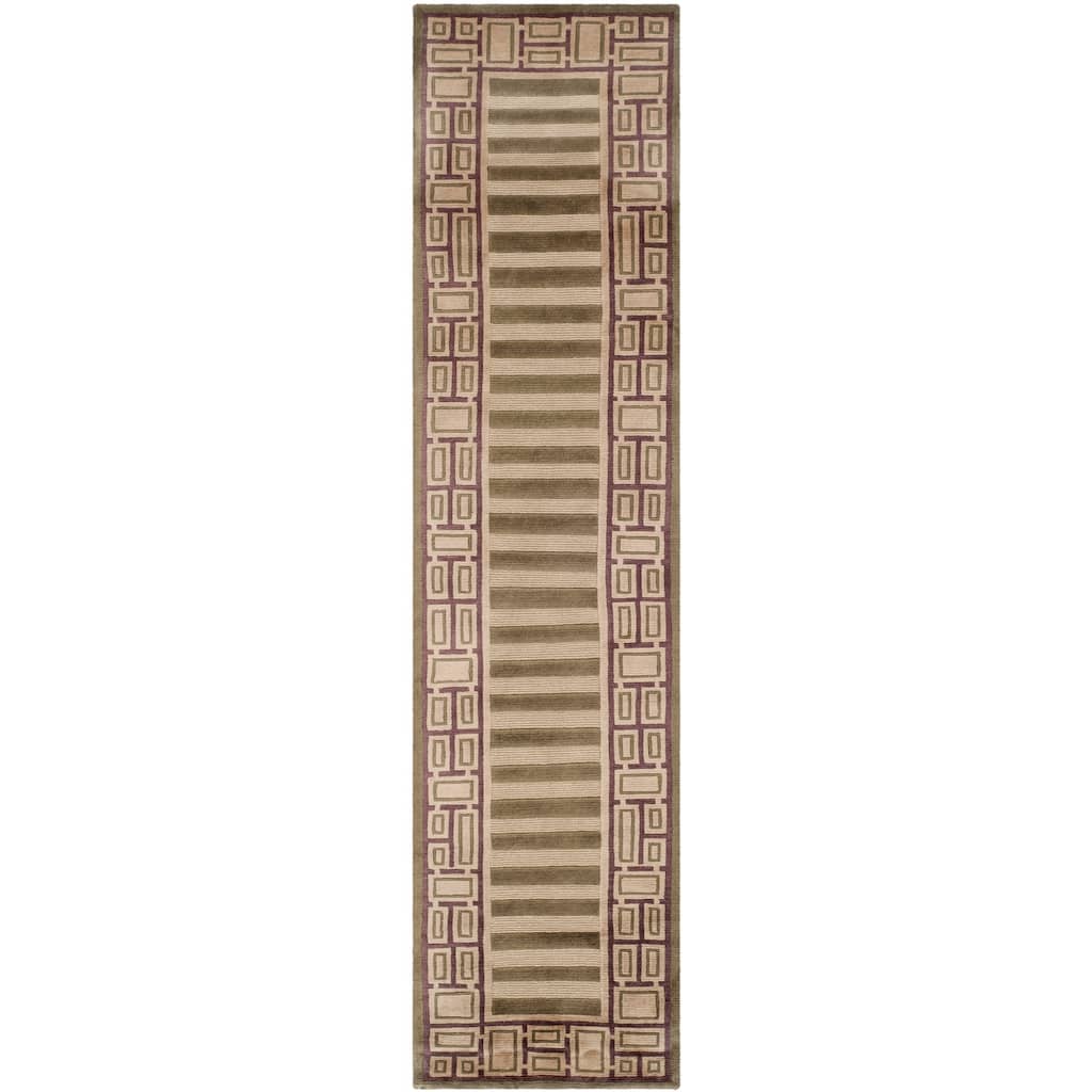 SAFAVIEH Couture Hand-knotted Tibetan Gottholde Modern Wool Rug
