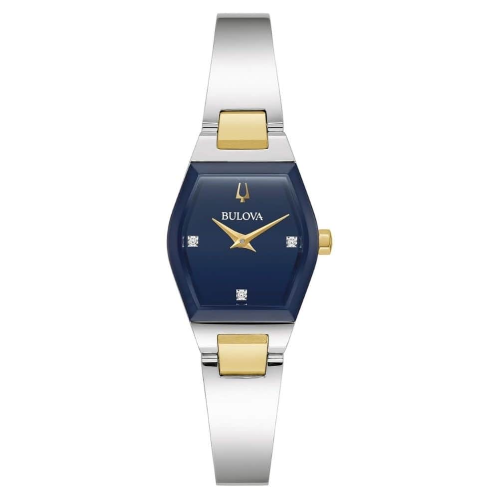 Bulova Women's Modern Blue Dial Watch - 98P218 - One Size