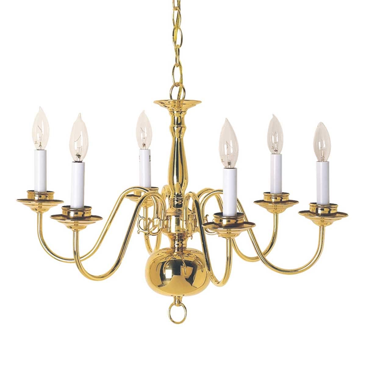 Chandeliers Bright Brass 6 Lights 29H x 23W | Renovator's Supply (Renovator's Supply) - Chandeliers For Bedrooms by Overstock.com