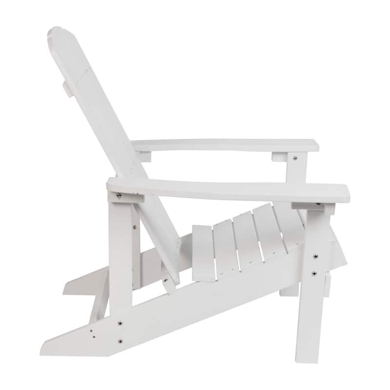 Outdoor All-Weather Poly Resin Wood Adirondack Chair