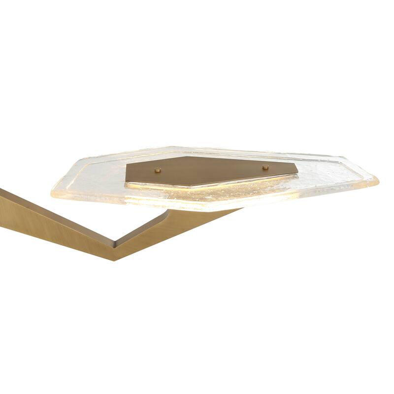 Varaluz Down the Wrong Path 2-Light Linear Pendant - Brass Kisser