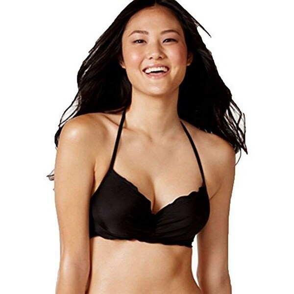ruffle trim bikini top