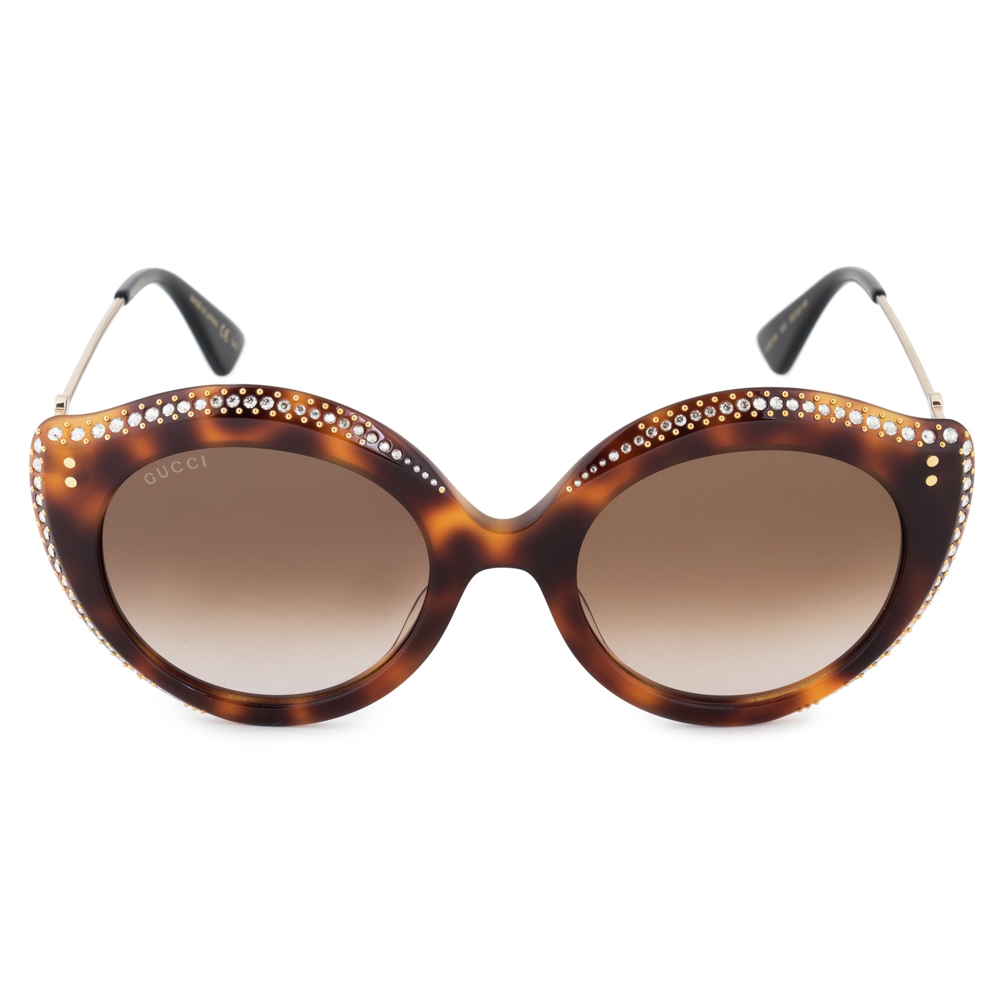 Shop Gucci Gg0214s 003 52 Cat Eye Sunglasses 52mm X 22mm X 145mm
