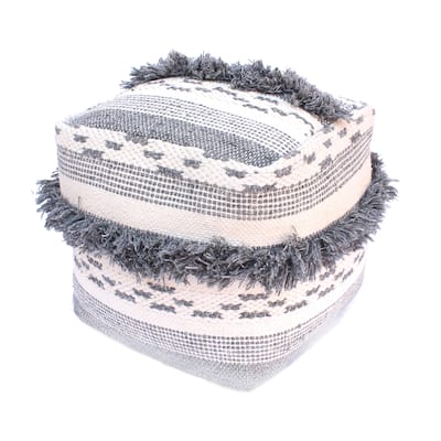 Kipling Boho Cube Yarn Pouf by Christopher Knight Home