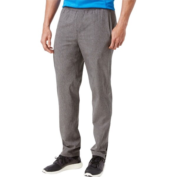 Ideology Mens Tapered Athletic Track Pants, Grey, Small. Opens flyout.