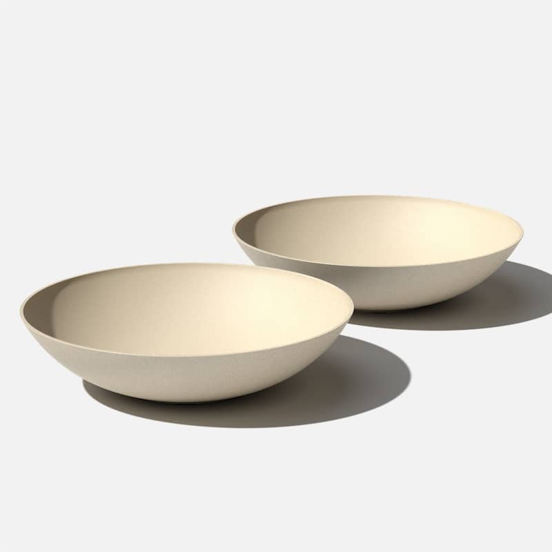 Veradek Mason Series Lane Bowl - 8"H x 32"DIA 2PK - Sand