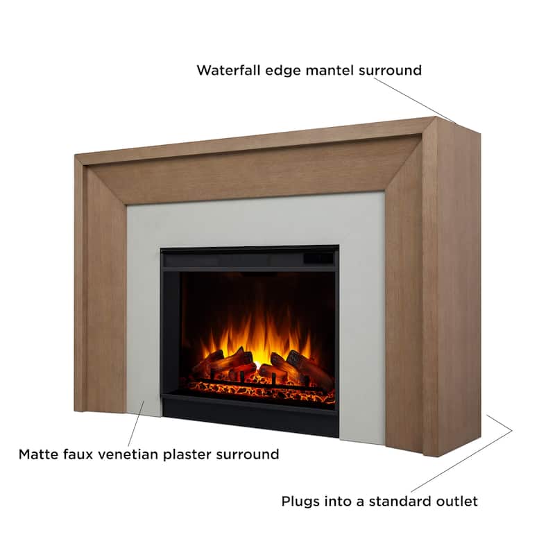 Brooks Grand Electric Fireplace by Real Flame