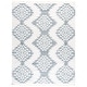 preview thumbnail 41 of 136, SAFAVIEH Moroccan Tassel Shag Iulieana Boho Tribal 2-inch Thick Rug 10' x 14' - Teal/Ivory - Rectangle