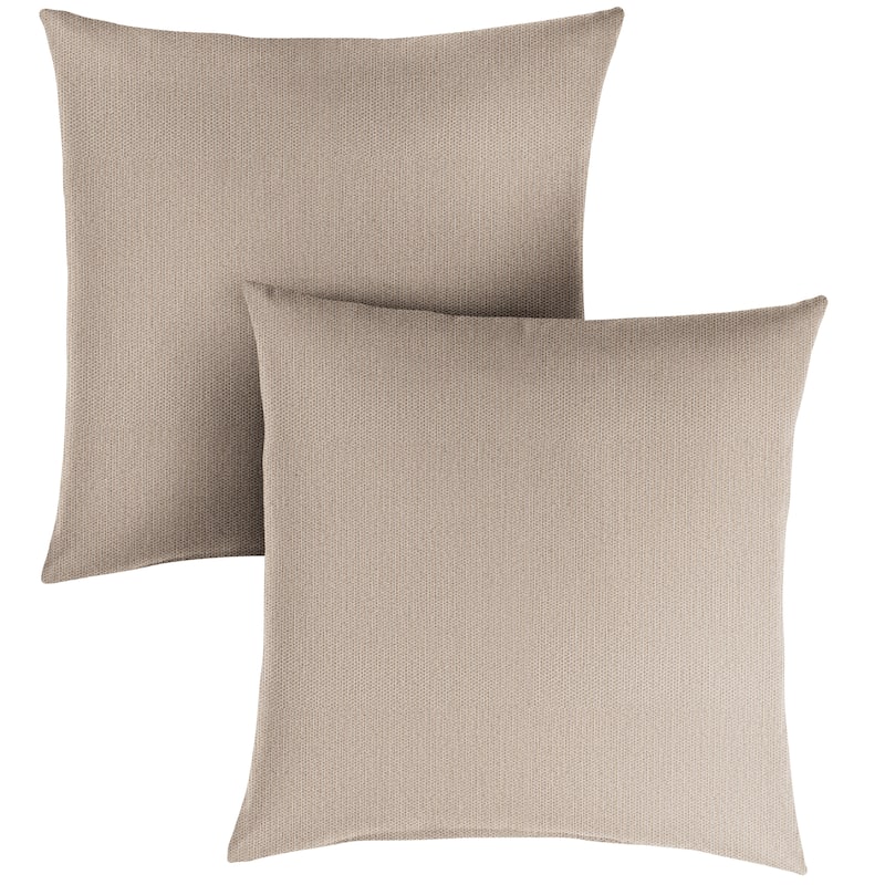 Sorra Home Sunbrella Outdoor Knife Edge Pillow Set of 2