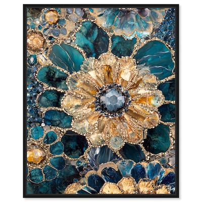 Opulent Geode IV Canvas by Art Remedy