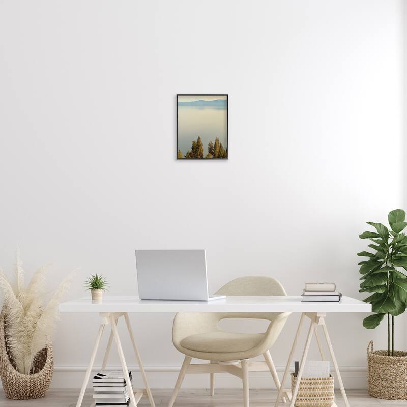 Stupell Pure Bliss Lake View Framed Giclee Art Design By Gemma Bardot