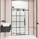 preview thumbnail 4 of 36, VIGO Elan Adjustable Sliding Shower Door in Matte Black