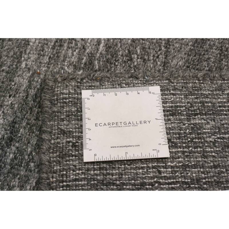 ECARPETGALLERY Hand-knotted Kashkuli Gabbeh Grey Wool Rug - 8'0 x 10'0