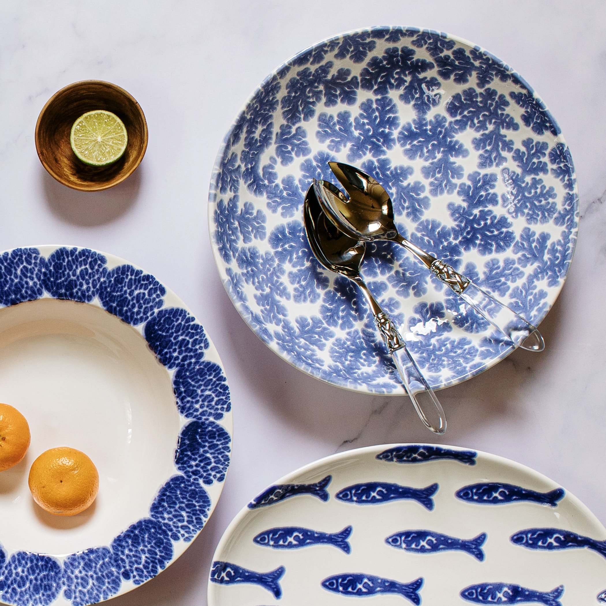 viva by VIETRI Santorini Coral Serving Bowl Bed Bath Beyond