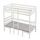 preview thumbnail 7 of 6, Twin Over Twin Bunk Beds Loft Bed Can be Turn into Upper Bed and Down Desk
