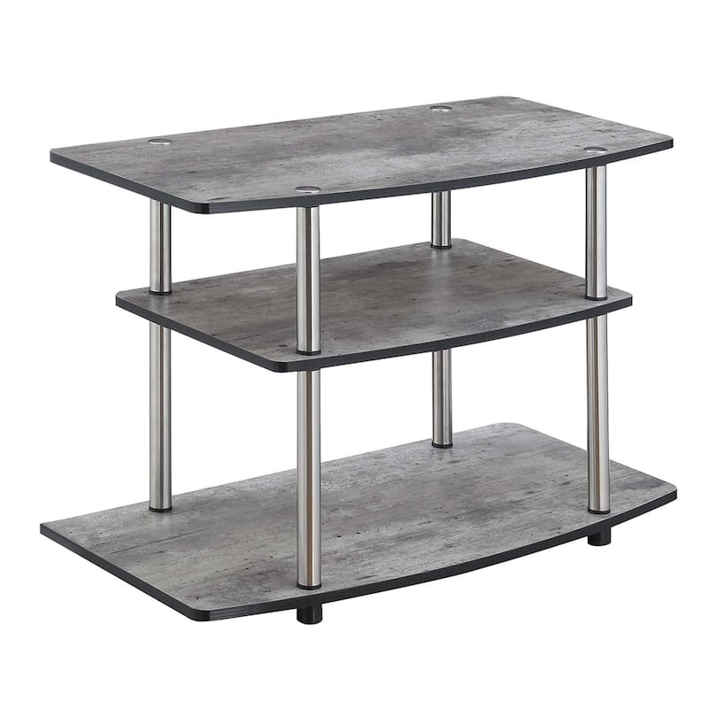 Convenience Concepts Designs2Go No Tools 3 Tier TV Stand