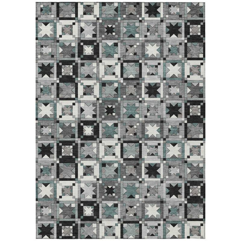 Machine Washable Indoor/ Outdoor Global Goddard Chantille Rug