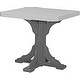 preview thumbnail 8 of 43, Poly Lumber Square Table Counter Height - Dove Grey & Slate