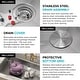 preview thumbnail 40 of 137, KRAUS Kore Workstation Drop-In Stainless Steel Kitchen Sink