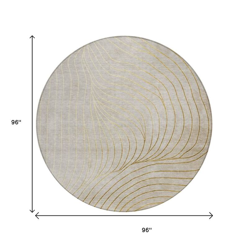 HomeRoots Abstract Transitional Rectangle Outdoor Rug