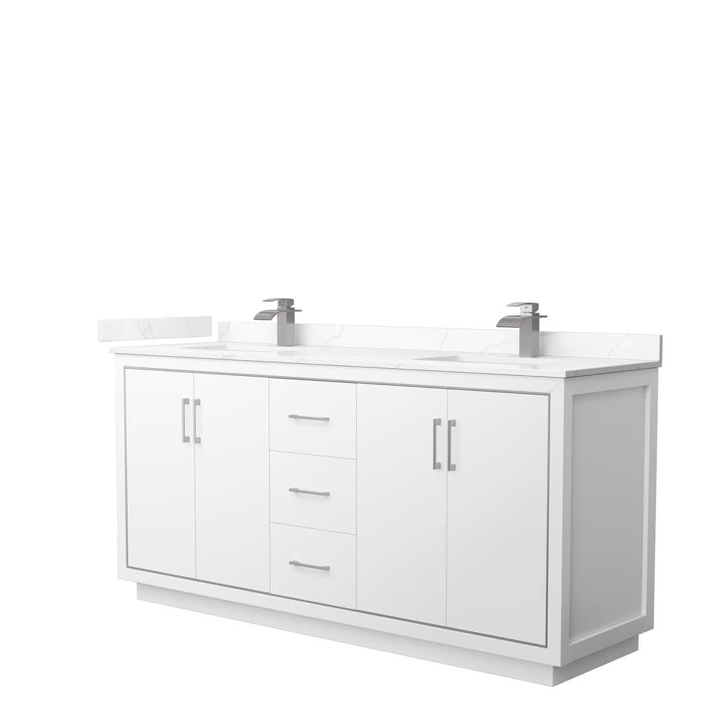 Icon 72-inch Double Vanity, Quartz Top