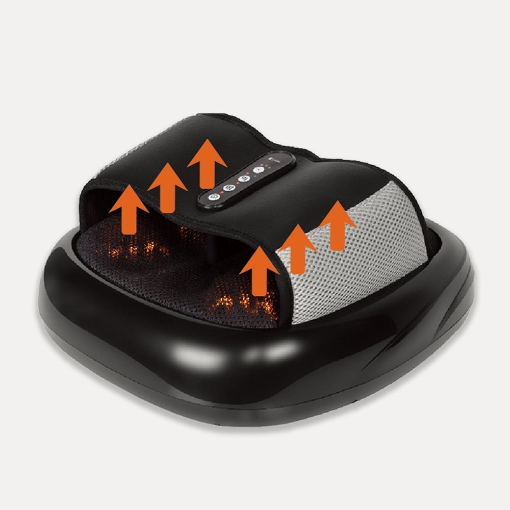 Foot Massager with Heat, Deep Tissue Kneading Rolling Massage Machine with Air Compression for Feet, Plantar Fasciitis