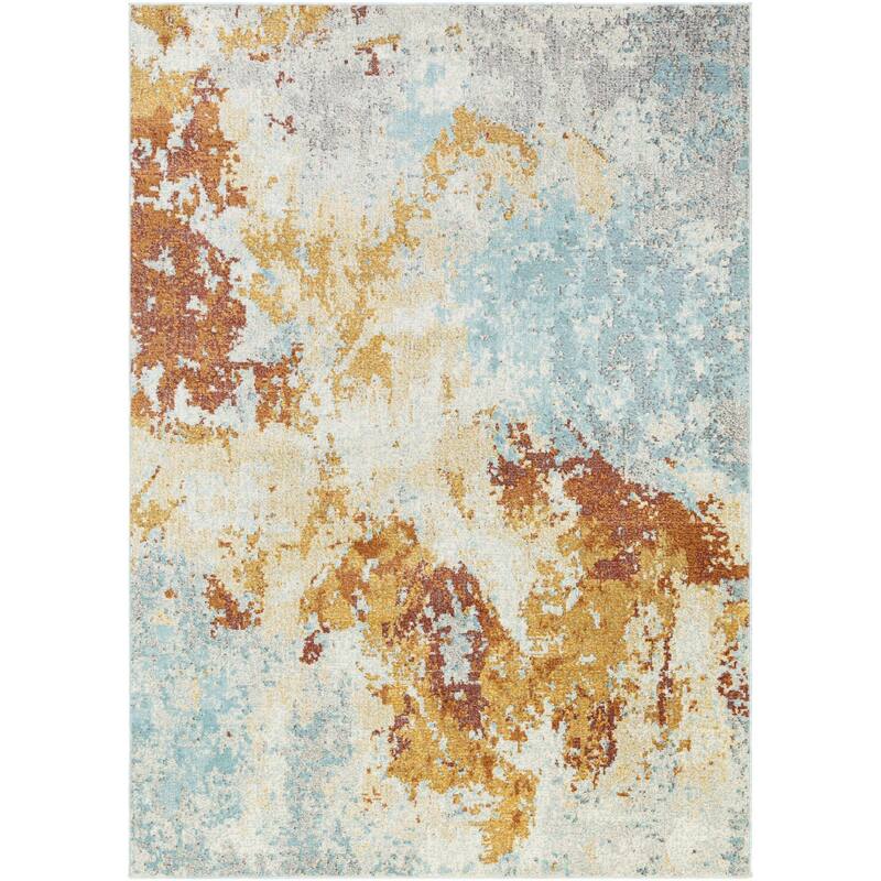 Michele Indoor / Outdoor Abstract Industrial Area Rug
