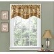 preview thumbnail 4 of 3, Traditions by Waverly Navarra Floral Window Valance - 52x16 Antique