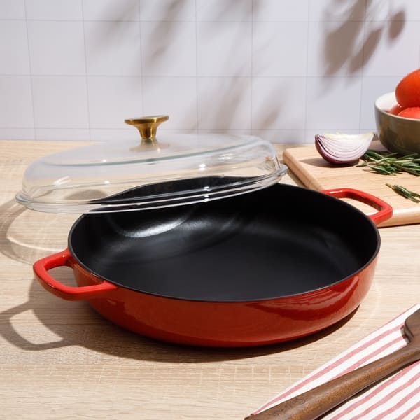 Le Creuset 5-Quart Signature Cast Iron Braiser - Rhone