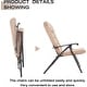 preview thumbnail 6 of 6, SUNCROWN 3 Piece Outdoor Patio Padded Folding Chairs Bistro Set