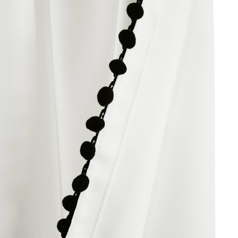 The Gray Barn Watertop Pom Pom 84-inch Curtain Panel