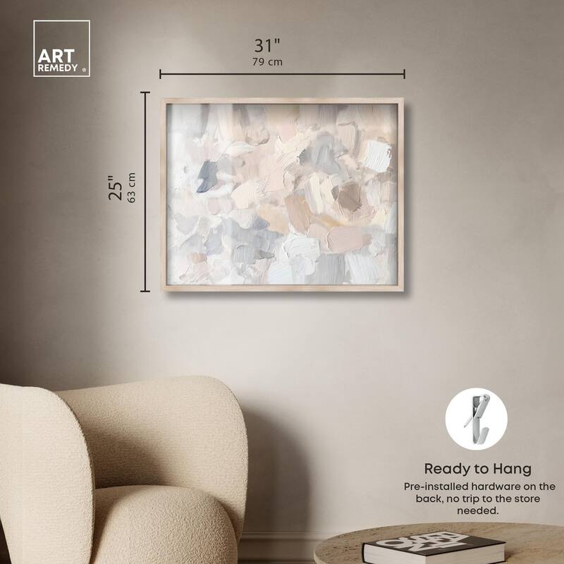 Soft Colors Fade I Shadowbox by Art Remedy