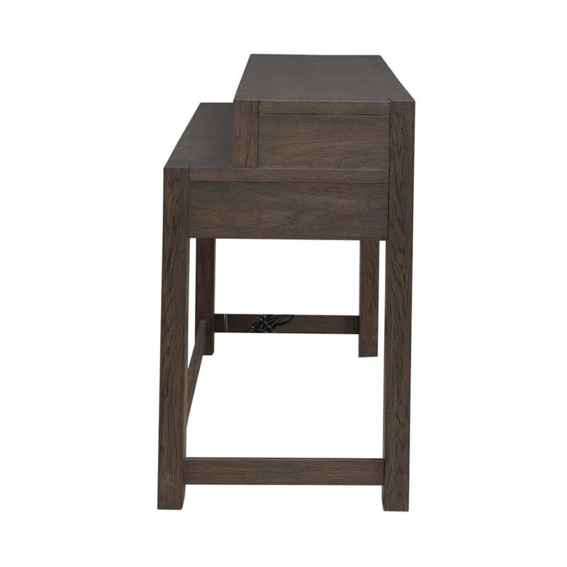 Liberty Furniture Lennox Hill Console Bar Table, Upholstered Swivel Console stools