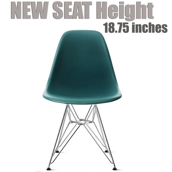 Shop 2xhome Modern Side Dining Chair Teal With Wire Chrome Legs Base Overstock 14230942