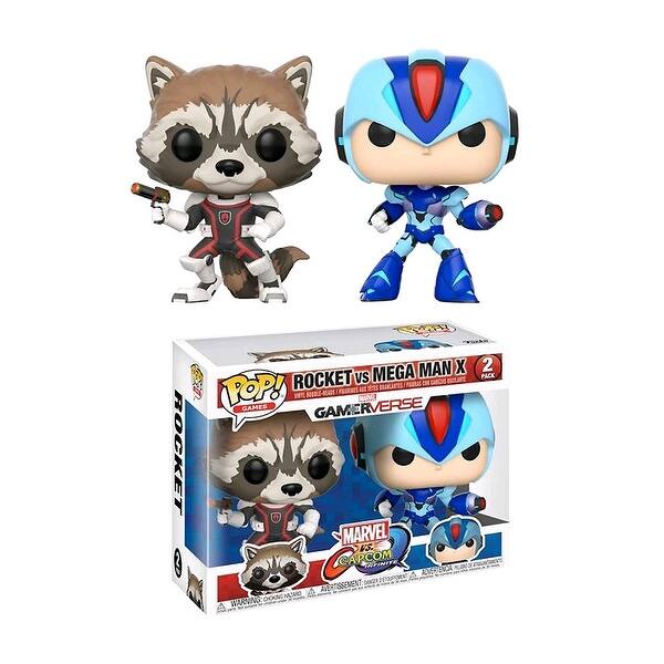 Funko Pop Tv Marvel Capcom Rocket Raccoon Vs Megaman Collectible Figure Overstock Funko Pop Tv Marvel Capcom Rocket Raccoon Vs Megaman Collectible Figure Overstock