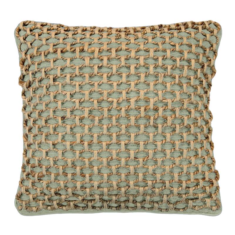 Boho Living Jada Braided Jute Throw Pillow On Sale Bed Bath