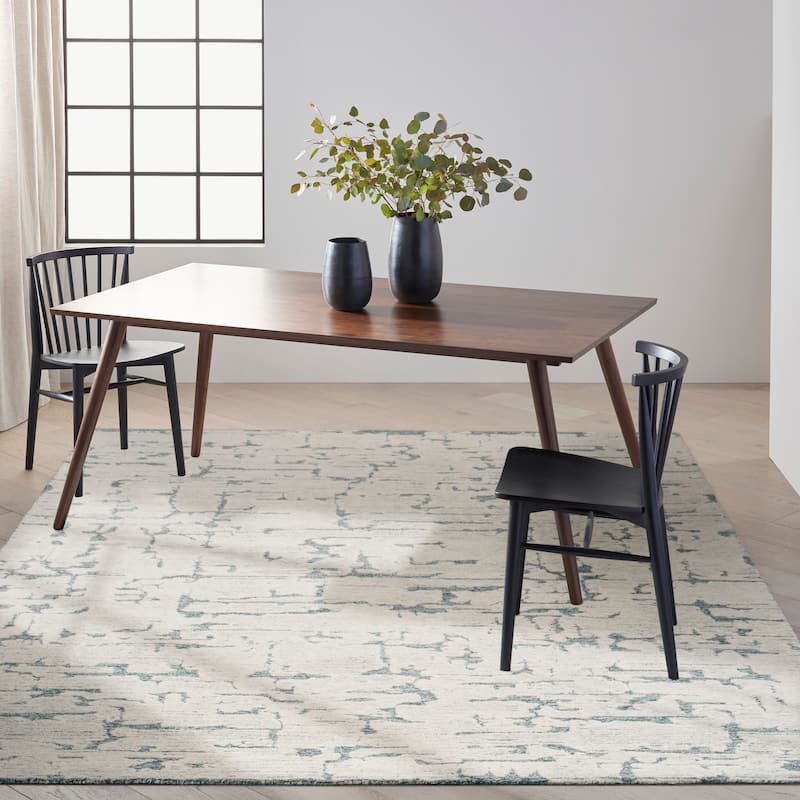 Calvin Klein Sculptural Contemporary Abstract Area Rug