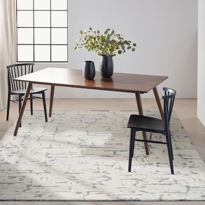 Calvin Klein Sculptural Contemporary Abstract Area Rug
