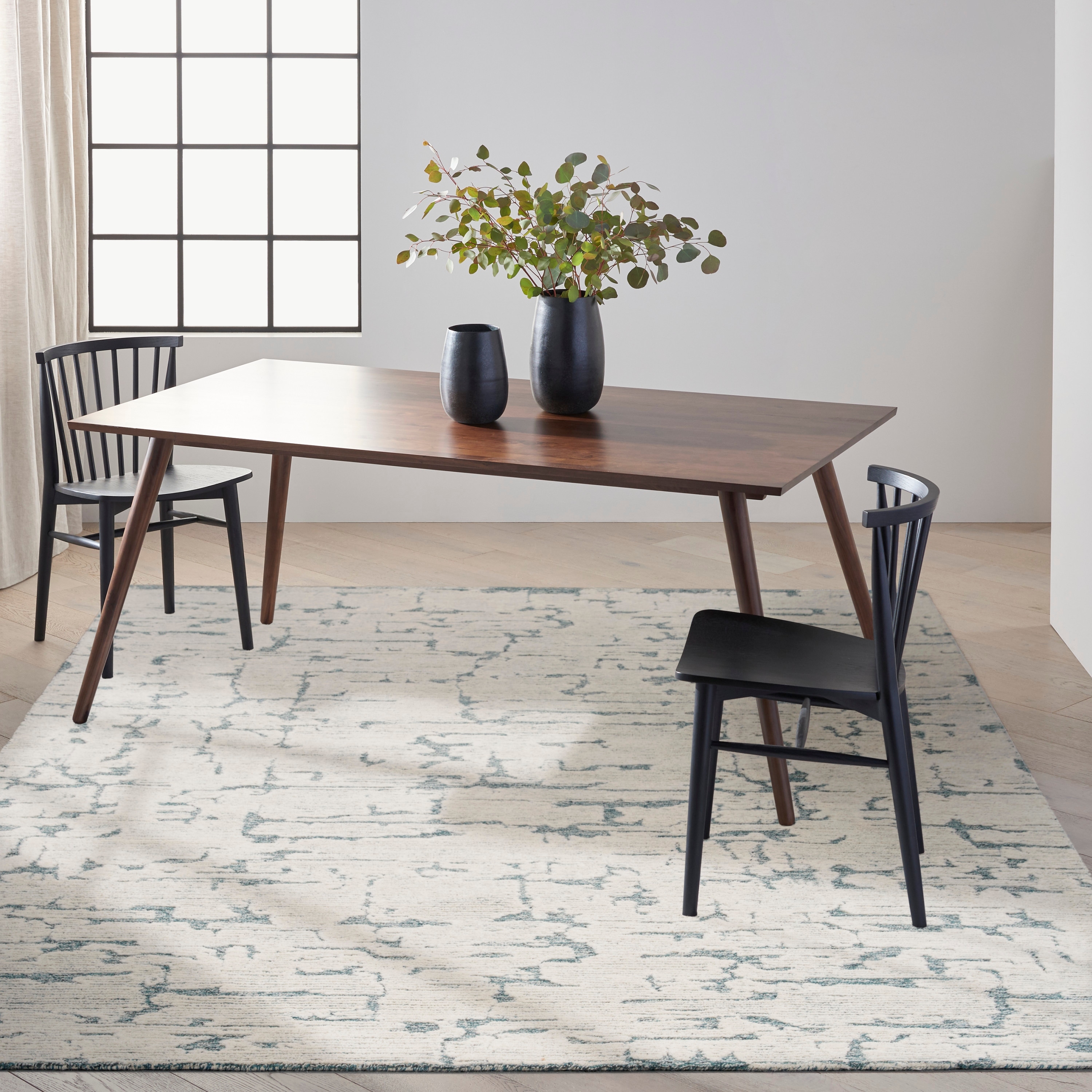 Calvin Klein Sculptural Contemporary Abstract Area Rug