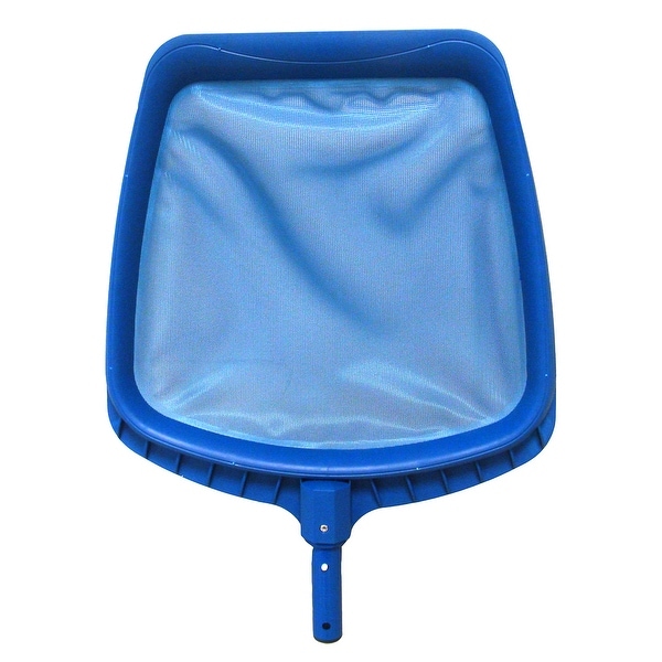 14" Heavy-Duty Blue Plastic Swimming Pool Leaf Skimmer Head