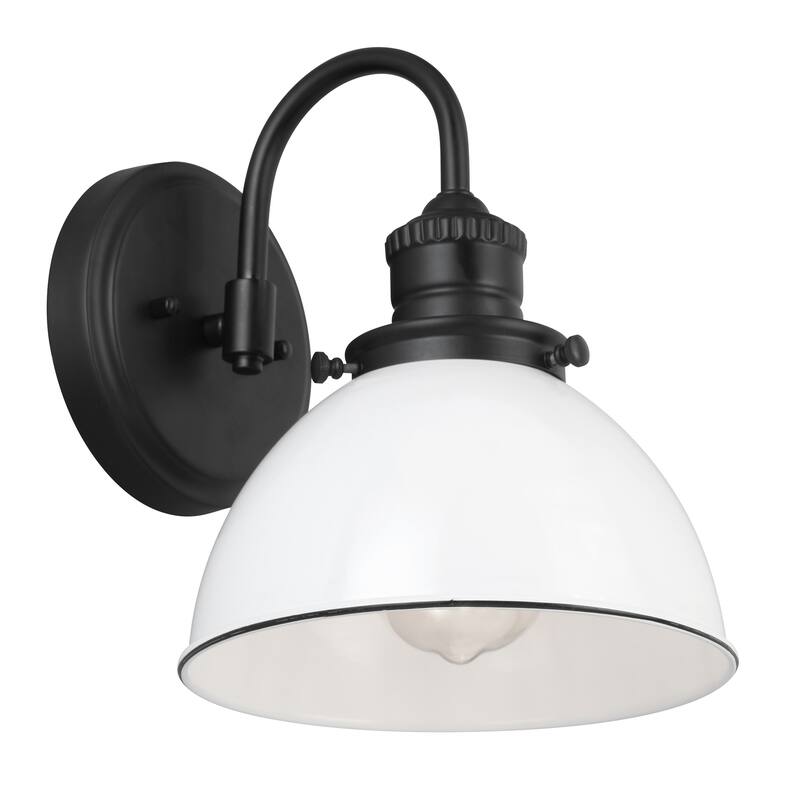 Savannah Matte Black Dimmable Wall Light