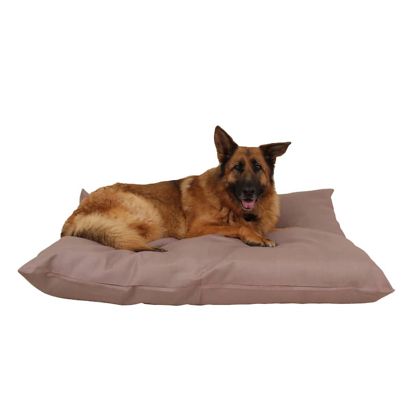 Carolina Pet Rectangle Indoor/ Outdoor Dog Bed - Large - Tan