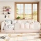 preview thumbnail 2 of 124, Twin/Full/Queen Teddy Fleece Floor Bed with Upholstered Safety Rails and Pocket